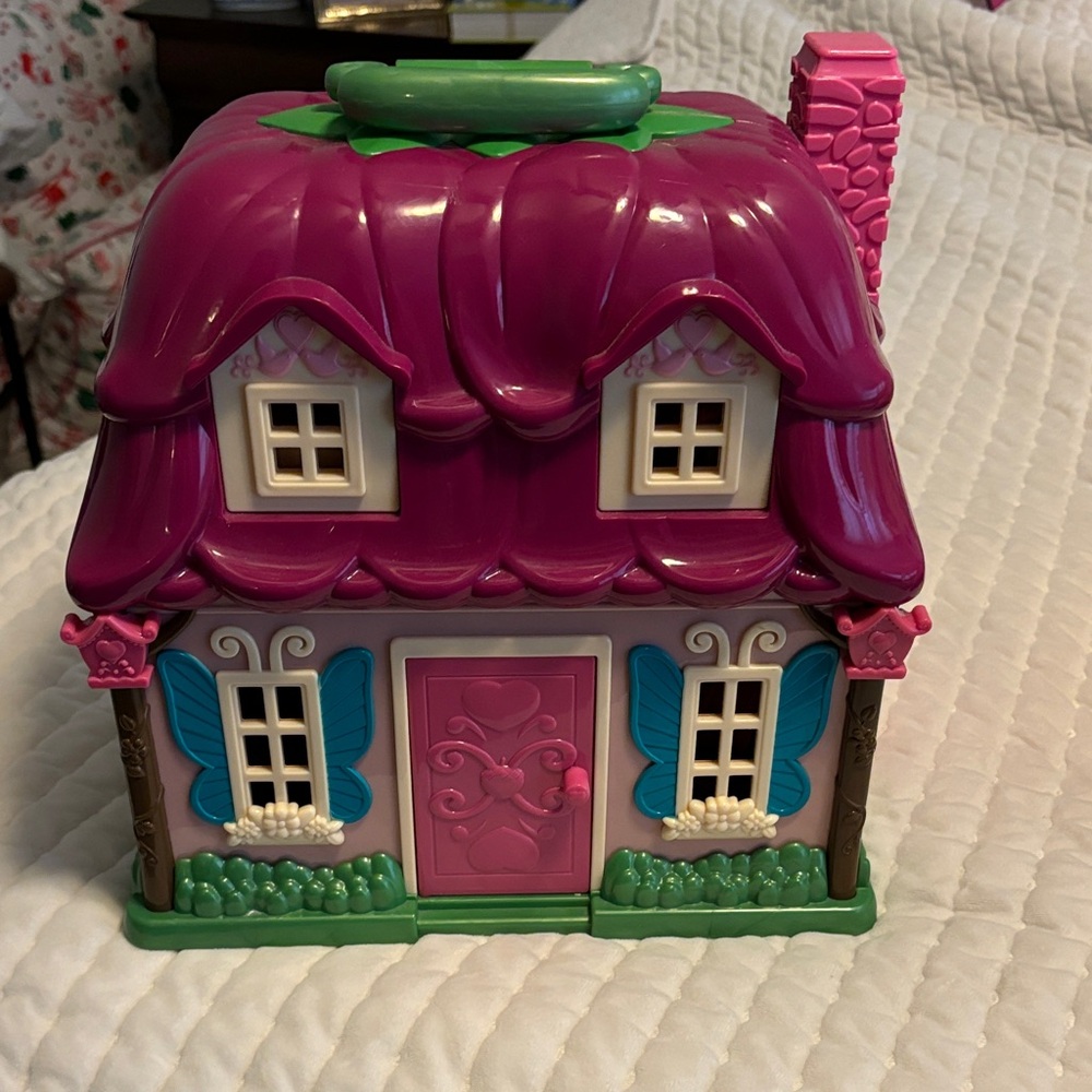 Woodzeez fairy Purple Toy House